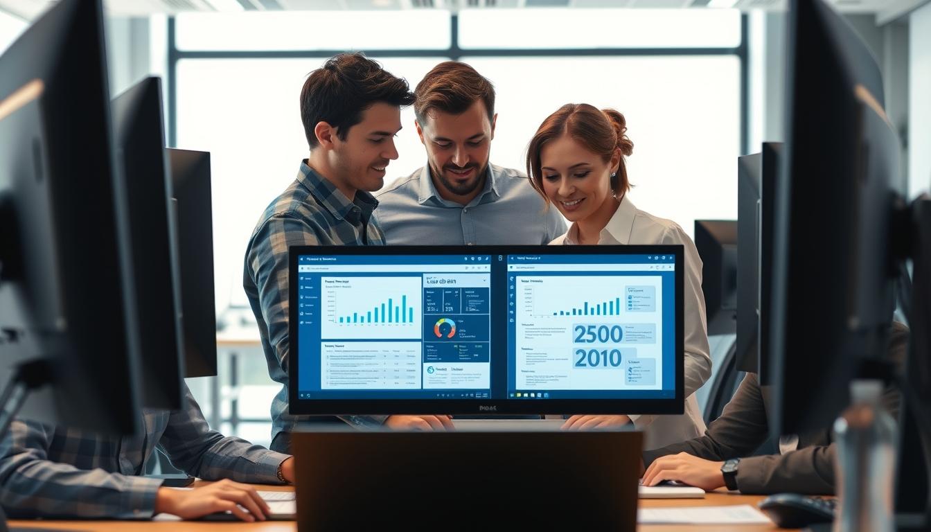 Business data analysis and visualization systems